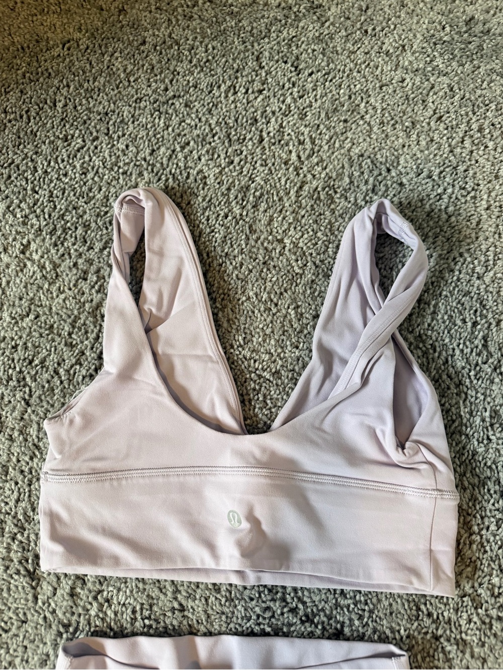 Lululemon Align Light Lavender V-Neck Sports Bra - Picture 7 of 9